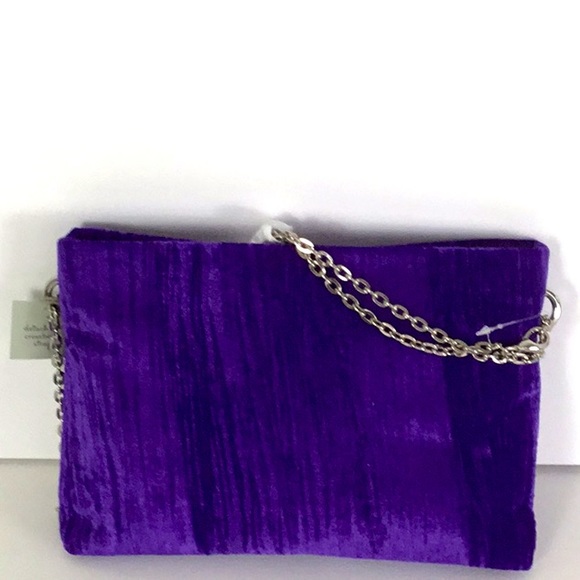 A New Day Purple Cross Body bag Detachable Strap Whimsical Fairy Punk Cocktail - Picture 2 of 9